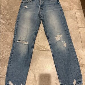 MOTHER Light Blue Denim Jeans